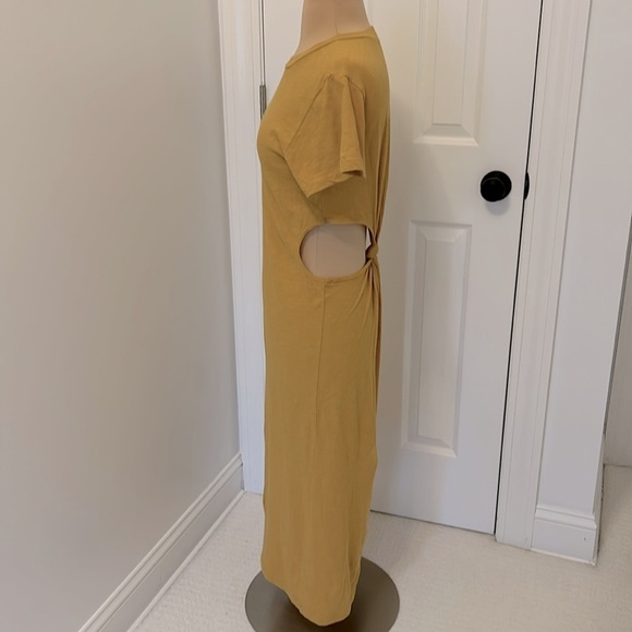 LNA Mayer Tee Midi Dress Honey Gold - Picture 5 of 8